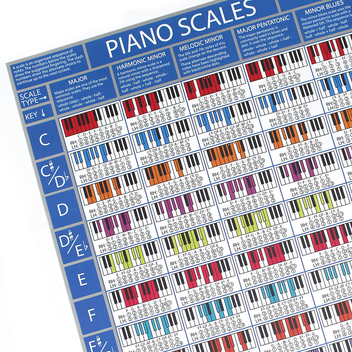 The Piano Scales Poster – Birds Piano Academy